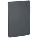 Placa 4X2 Cega Stellar Black, Schneider Electric, S730100294 0
