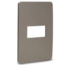 Placa 4X2 1 Posto Axis Grey (Cinza) Orion Schneider Electric S730101224 1