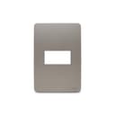 Placa 4X2 1 Posto Axis Grey (Cinza) Orion Schneider Electric S730101224 2