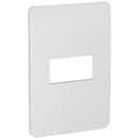 Placa 4X2 1 Posto Gamma Silver, Schneider Electric, S730101274 0