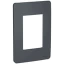 Placa 4X2 3 Postos Stellar Black, Schneider Electric, S730103294 0