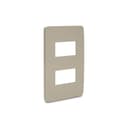 Placa 4X2 2 Postos Bege Schneider Electric S730121064 1