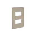 Placa 4X2 2 Postos Horizon Gold, Schneider Electric, S730121234 1