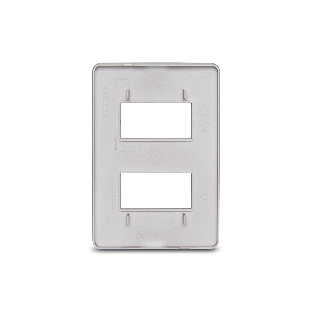 Placa 4X2 2 Postos Planet Brown Schneider Electric S730121264