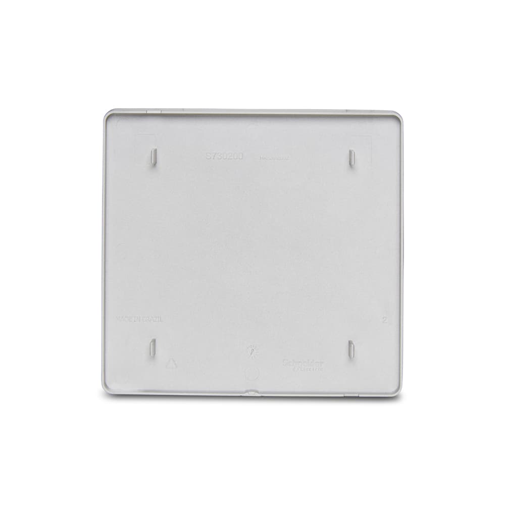 Placa 4X4 Cega Axis Grey, Schneider Electric, S730200224