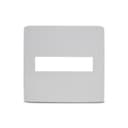 Placa 4X4 2 Postos Antibacteriana Branca, Schneider Electric, S730201024 0