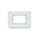 Placa Cover Frame 4X2 Para Area Umida 3 Módulos Ip55 Branca Schneider Electric S731103554 0