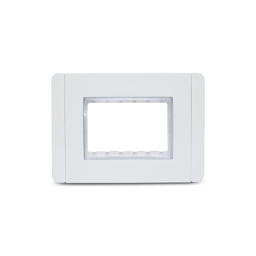 Placa Cover Frame 4X2 Para Area Umida 3 Módulos Ip55 Branca Schneider Electric S731103554