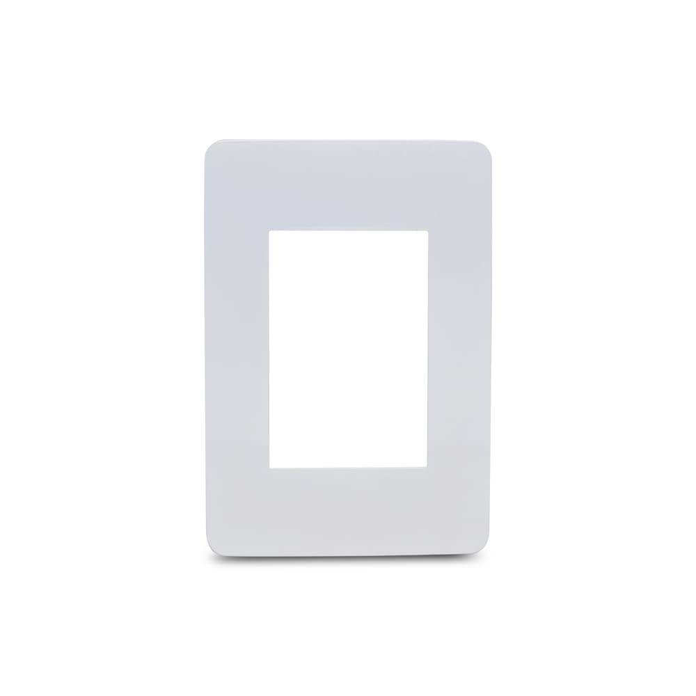 Placa 4X2 3 Postos Br/Chrome Soft Schneider Electric S732103409
