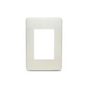 Placa 4X2 3 Postos Br/Alu Aurora Gold Schneider Electric S733103649 0