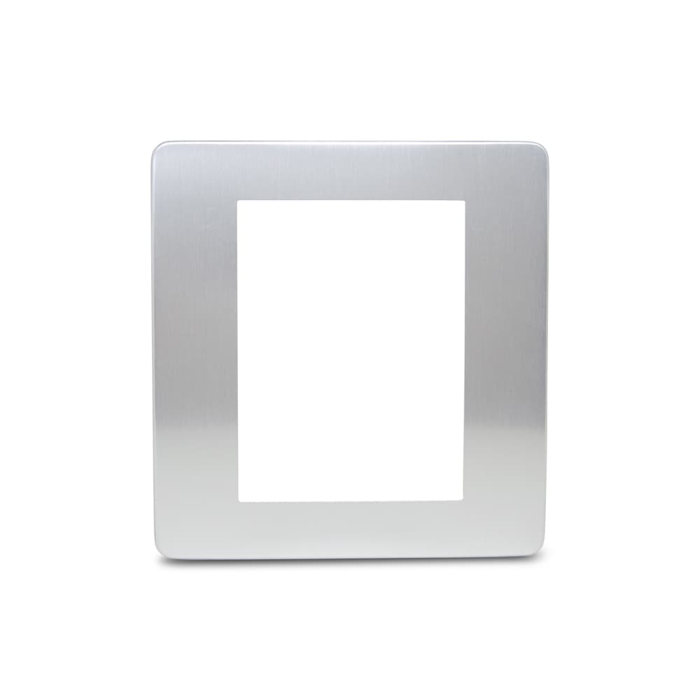 Placa 4X4 6 Postos Br/Alu Cosmic Grey Schneider Electric S733203639
