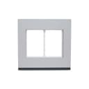 Placa+Suporte 4X4 6 Postos Class Gr/Alu Metal , Schneider Electric, S734203849 0