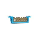 Barramento Neutro 06 Term Azul Fix 70,0Mm Steck Sbn6 1