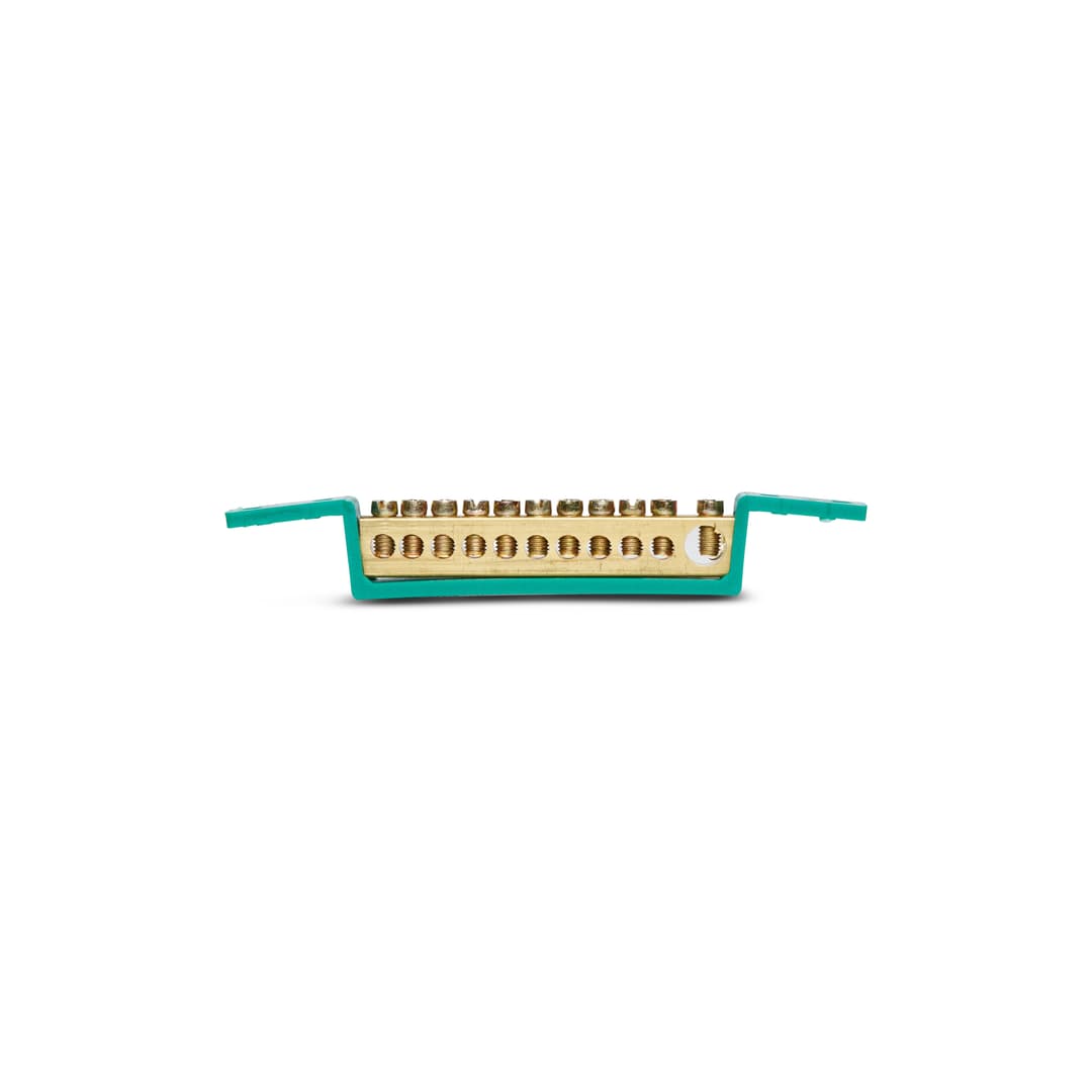 Barramento Terra 11 Term Verde Fix 89,0 E 119,0Mm Steck Sbt11