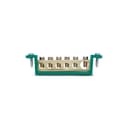 Barramento Terra 06 Term Verde Fix 70,0Mm Steck Sbt6 0