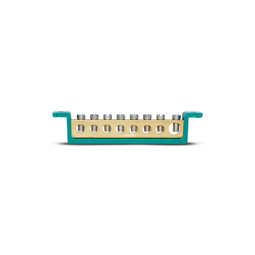 Barramento Terra 08 Term Verde Fix 89,0Mmsteck Sbt8