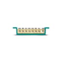 Barramento Terra 08 Term Verde Fix 89,0Mmsteck Sbt8 0