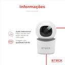 Câmera De Segurança Interna 360° Ptz Wi-Fi 2Mp Steck Ambiente Conectado, Scam3Bs1 4