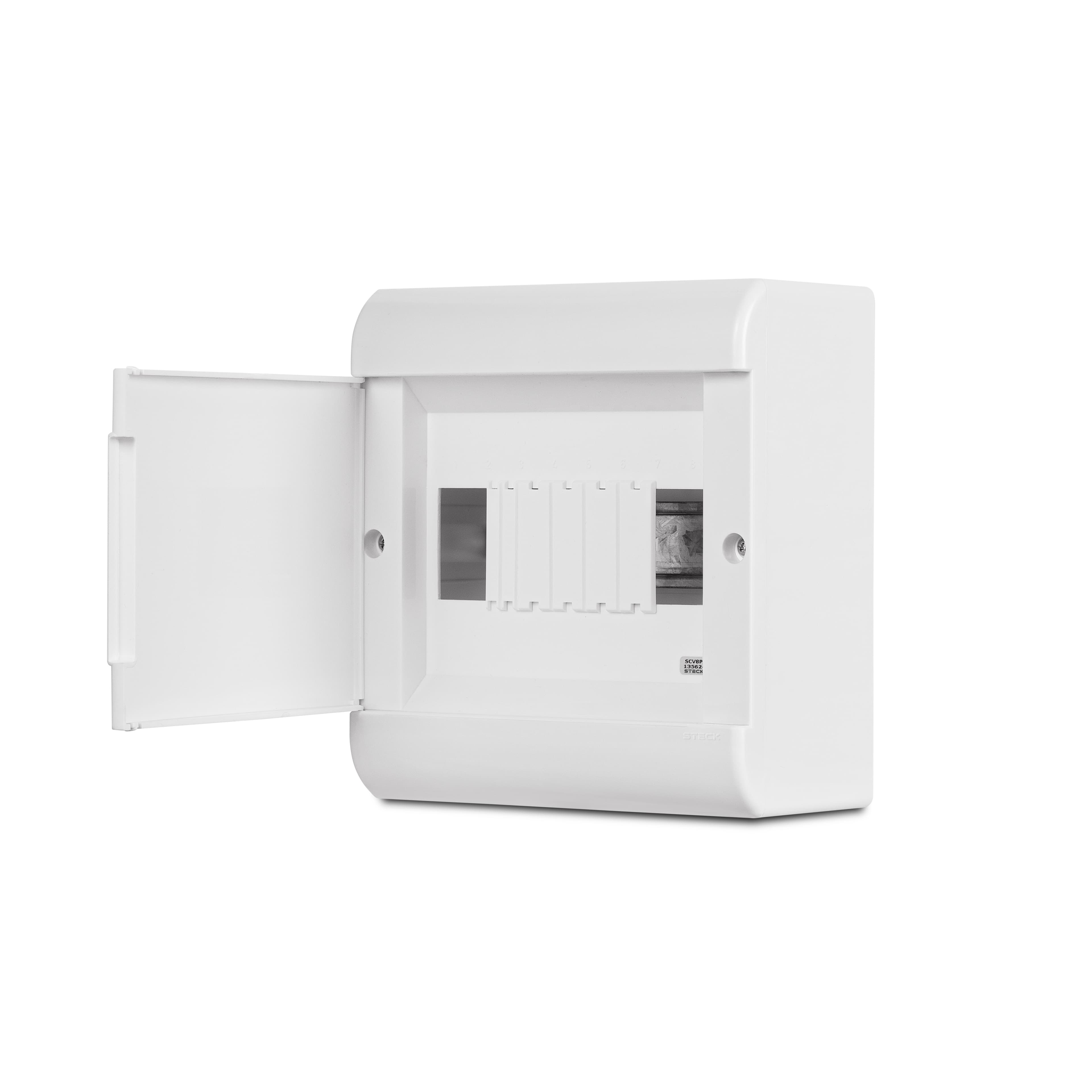 Quadro Sob Ouro Box 08 Din Porta Opaca Steck Scv8Po