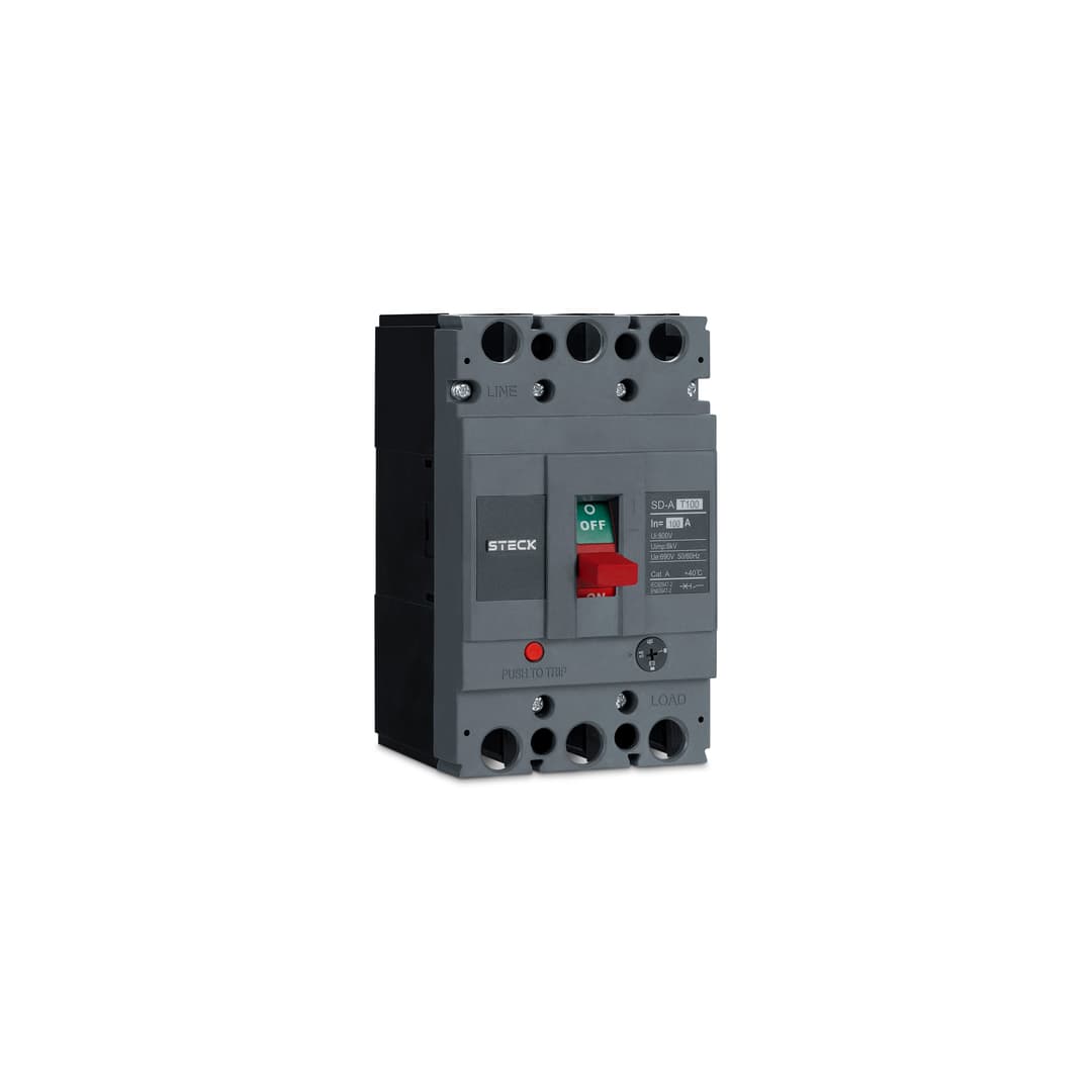 Disj Caixa Mold Markis Trip T100 100A 690V Term.Aj Steck Sdat100