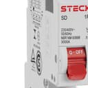 Disjuntor Serie Sd61 10A 1P Curva B 3Ka 400V Steck Sdd61B10 1