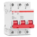 Disjuntor Serie Sd63 10A 3P 400V Curva C 3Ka Steck Sdd63C10 1