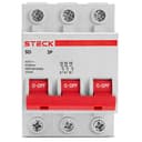 Disjuntor Serie Sd63 50A 3P Curva C 3Ka Steck Sdd63C50 0