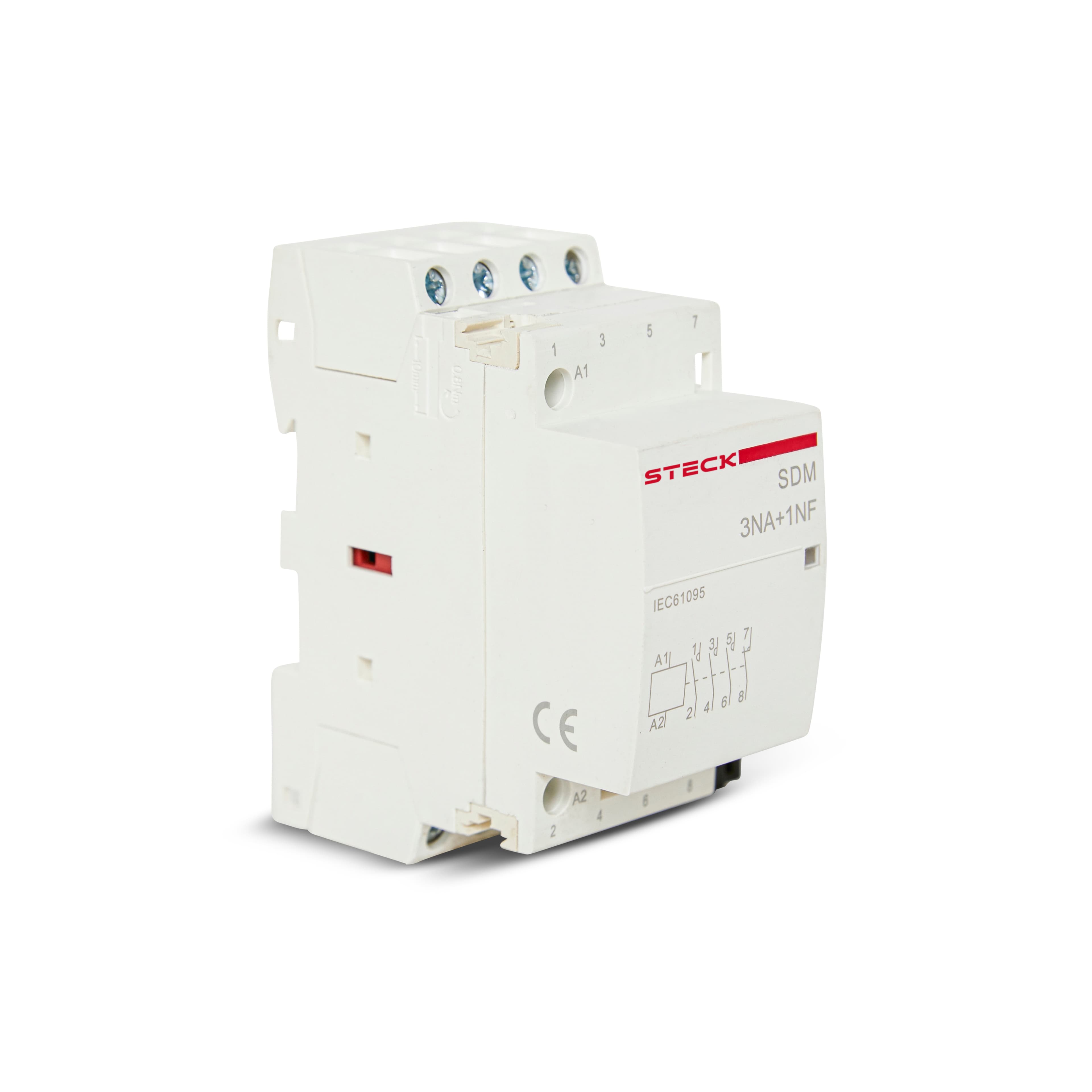 Cont Mod 2Na+2Nf 25A 400Vac 50/60Hz Bob230V Steck Sdm2522M