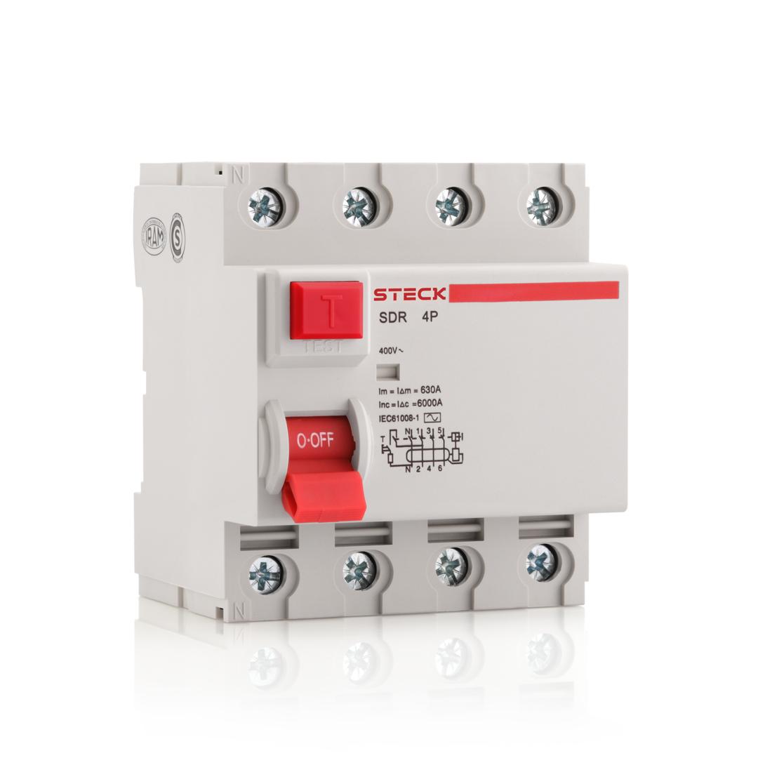 Interruptor Diferencial 4P 100A 30Ma Steck Sdr4100003