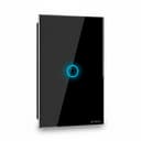 Interruptor Steck Ambiente Conectado 4X2" 1 Módulo Touch Preto Wi-Fi 4