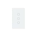 Interruptor Steck Ambiente Conectado 4X2" 3 Módulos Touch Branco Wi-Fi 0
