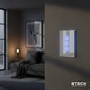 Interruptor Steck Ambiente Conectado 4X2" 3 Módulos Touch Branco Wi-Fi 10