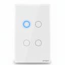 Interruptor Steck Ambiente Conectado 4X2" 4 Módulos Touch Branco Wi-Fi 12