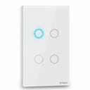 Interruptor Steck Ambiente Conectado 4X2" 4 Módulos Touch Branco Wi-Fi 8