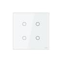 Interruptor Steck Ambiente Conectado 4X4" 4 Módulos Touch Branco Wi-Fi 0