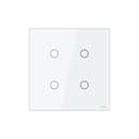 Interruptor Steck Ambiente Conectado 4X4" 4 Módulos Touch Branco Wi-Fi 1