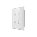 Interruptor Steck Ambiente Conectado 4X4" 4 Módulos Touch Branco Wi-Fi 4