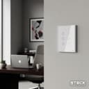 Interruptor Steck Ambiente Conectado 4X4" 6 Módulos Touch Branco Wi-Fi 9