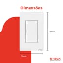 Interruptor Mecânico Steck Ambiente Conectado 4X2" 1 Módulo Zigbee Branco 3