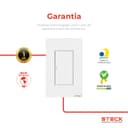 Interruptor Mecânico Steck Ambiente Conectado 4X2" 1 Módulo Zigbee Branco 8