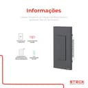 Interruptor Mecânico Steck Ambiente Conectado 4X2" 1 Módulo Zigbee Chumbo 6