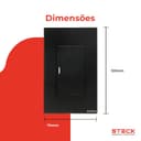 Interruptor Mecânico Steck Ambiente Conectado 4X2" 1 Módulo Zigbee Preto 3
