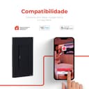 Interruptor Mecânico Steck Ambiente Conectado 4X2" 1 Módulo Zigbee Preto 5