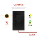 Interruptor Mecânico Steck Ambiente Conectado 4X2" 1 Módulo Zigbee Preto 8