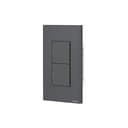Interruptor Mecânico Steck Ambiente Conectado 4X2" 2 Módulos Zigbee Chumbo 4