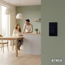 Interruptor Mecânico Steck Ambiente Conectado 4X2" 2 Módulos Zigbee Preto 10