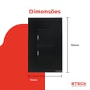 Interruptor Mecânico Steck Ambiente Conectado 4X2" 2 Módulos Zigbee Preto 3