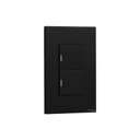 Interruptor Mecânico Steck Ambiente Conectado 4X2" 2 Módulos Zigbee Preto 4