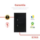 Interruptor Mecânico Steck Ambiente Conectado 4X2" 2 Módulos Zigbee Preto 8