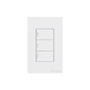 Interruptor Mecânico Steck Ambiente Conectado 4X2" 3 Módulos Zigbee Branco 0